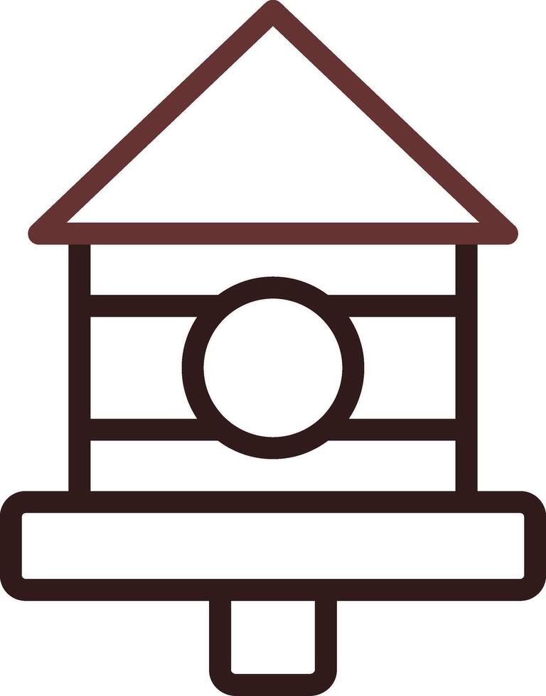 Birdhouse Creative Icon Design vector