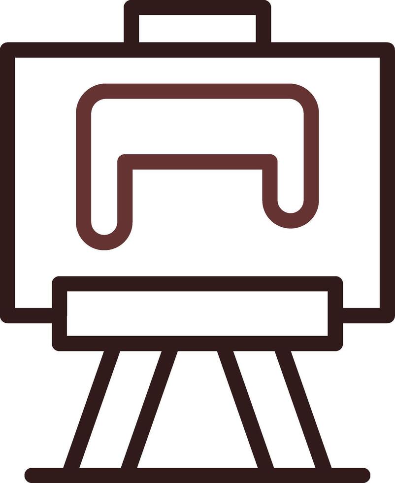 Paint Canvas Creative Icon Design vector