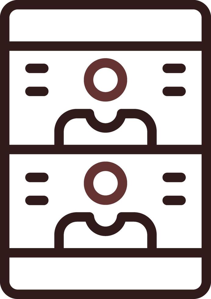Videocall Creative Icon Design vector