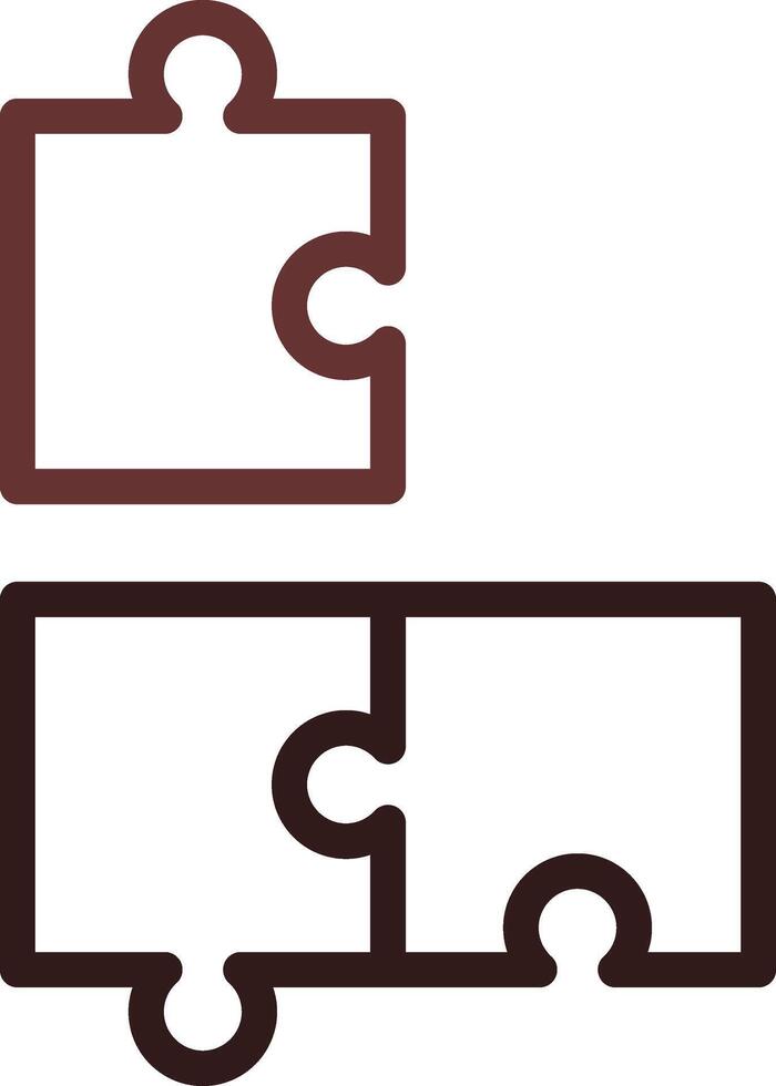 Puzzle Creative Icon Design vector