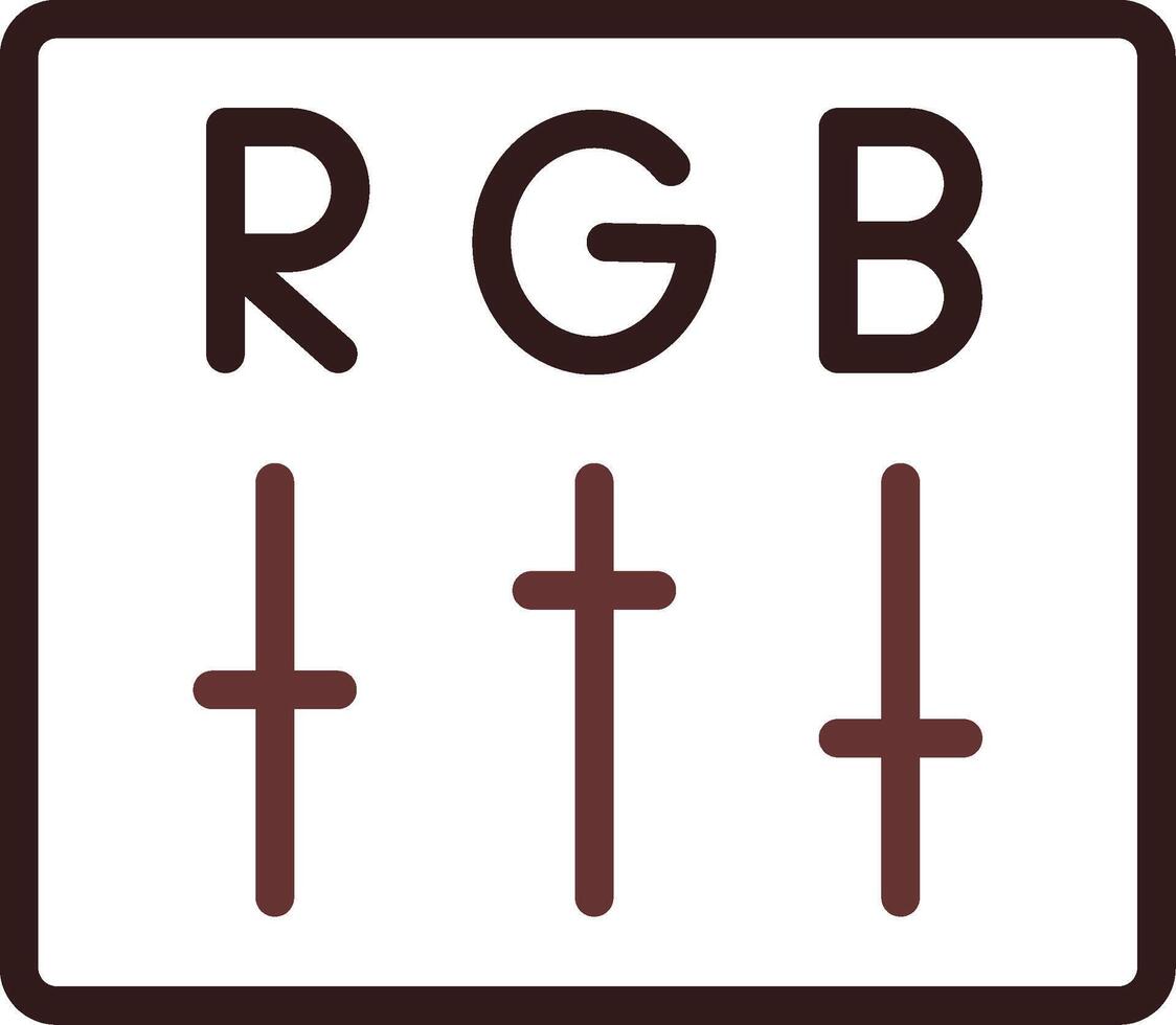 Rgb Creative Icon Design vector