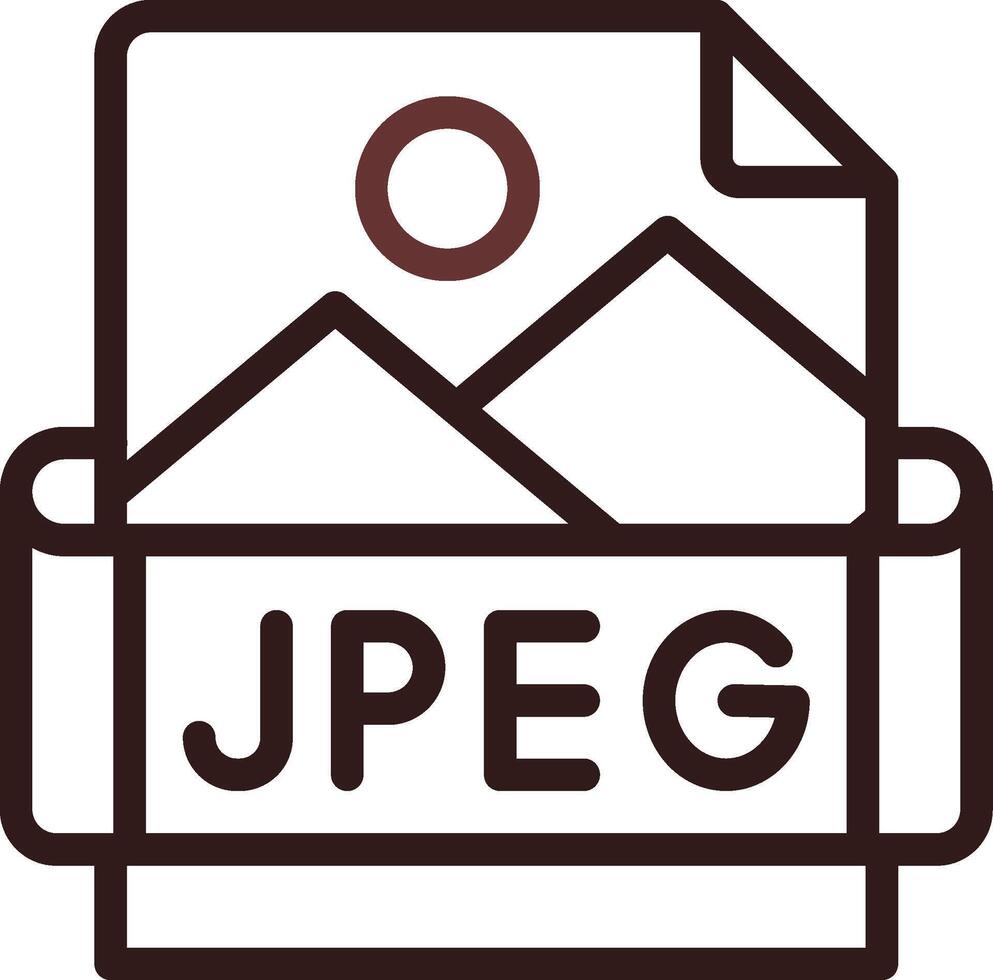 Jpeg Creative Icon Design vector