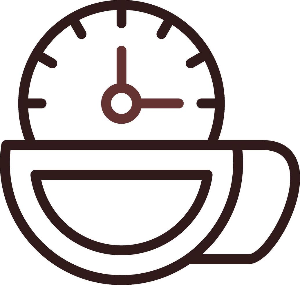 diseño de icono creativo de la hora del té vector