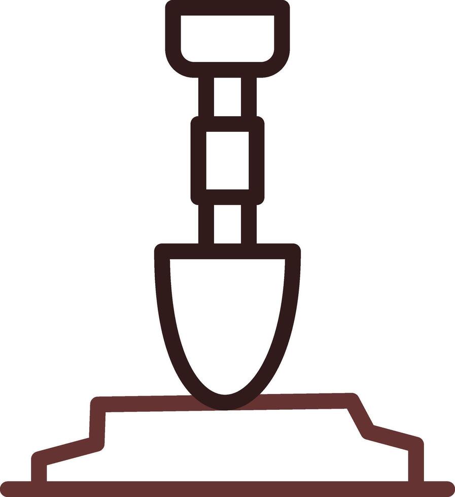 Shovel Creative Icon Design vector