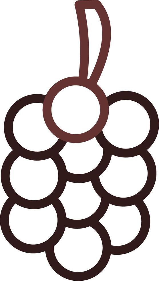 Grapes Creative Icon Design vector