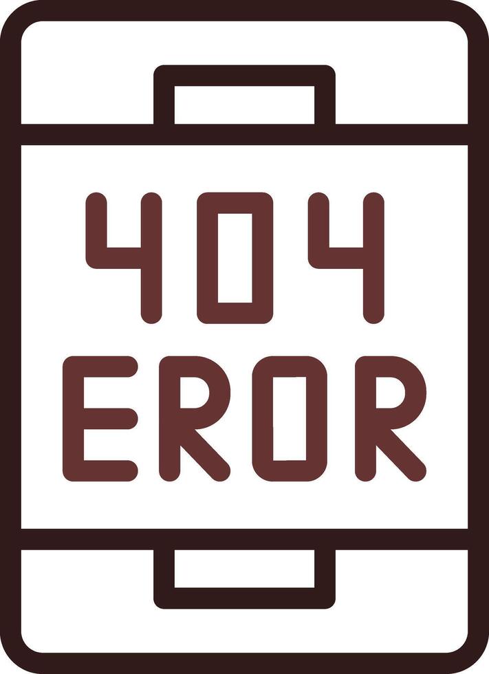 Error Creative Icon Design vector