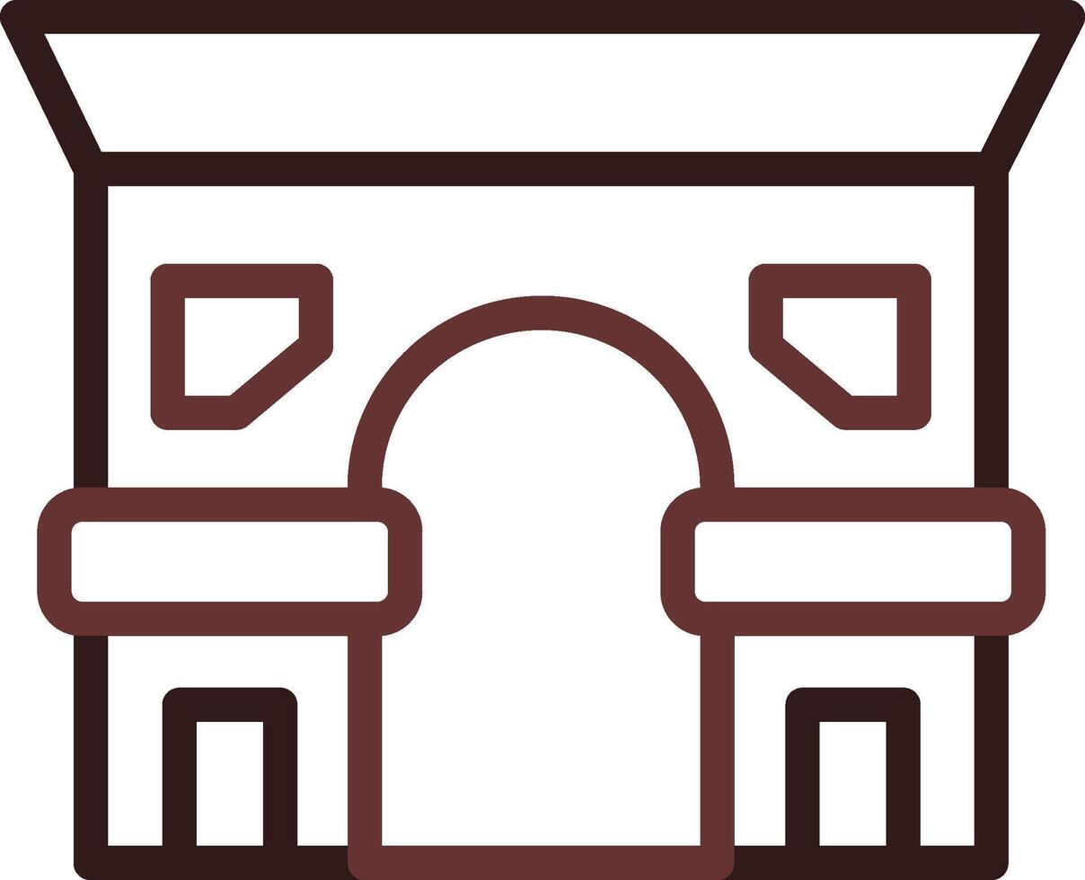Arc De Triomphe Creative Icon Design vector