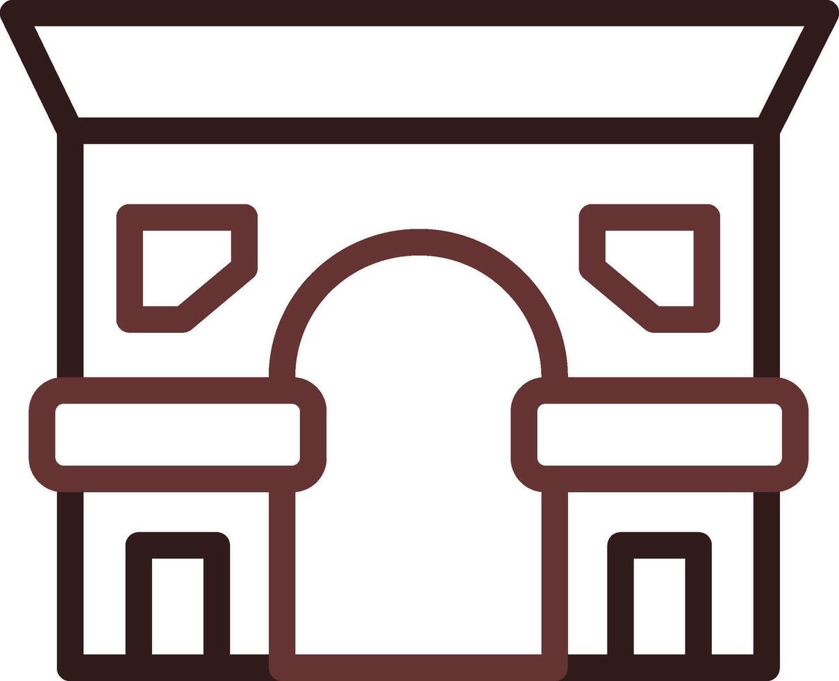 diseño de icono creativo de arc de triomphe vector