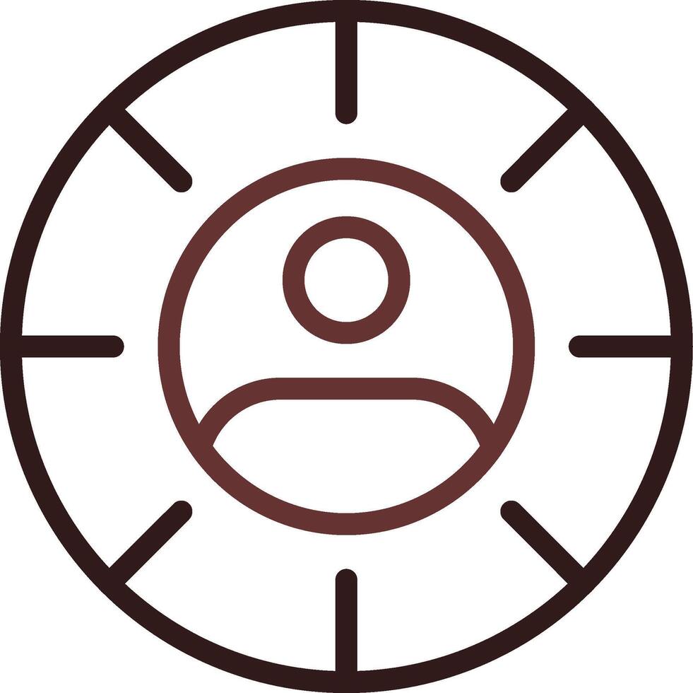 Targeting Creative Icon Design vector