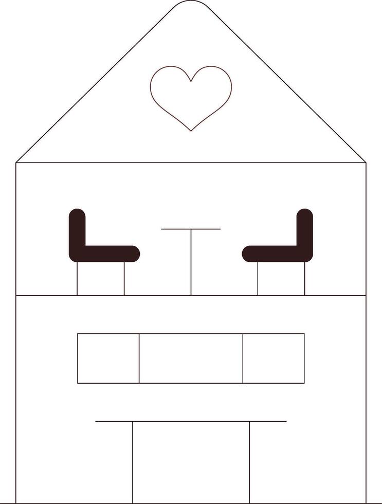 Dolls House Creative Icon Design vector