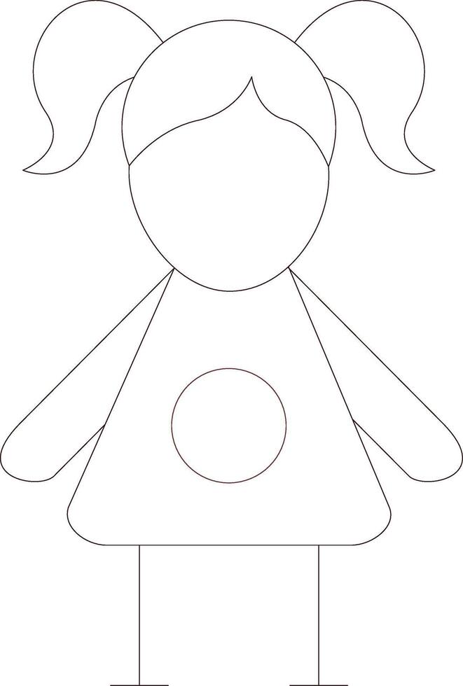 Line Two Color Design vector