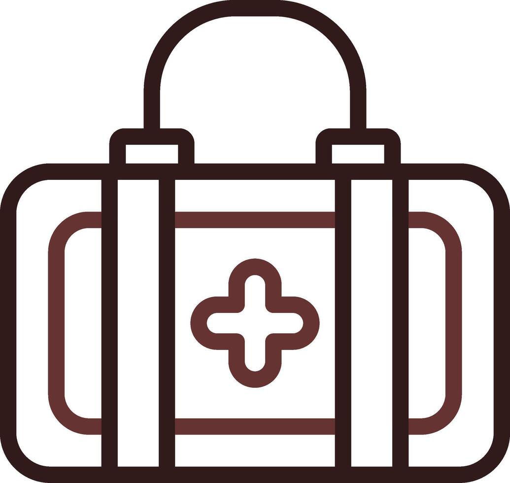 First Aid Kit Creative Icon Design vector