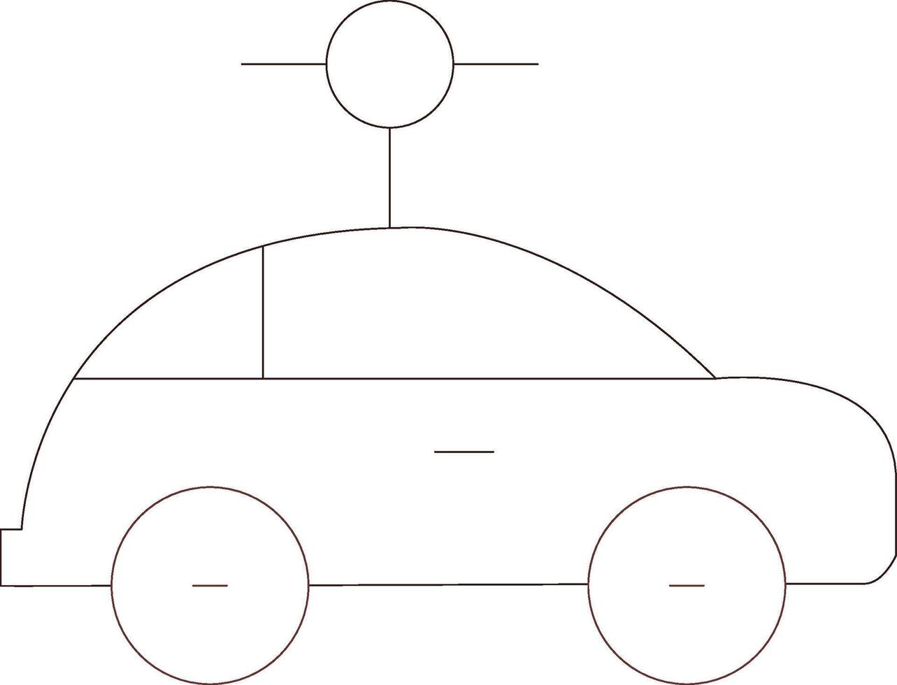 Line Two Color Design vector