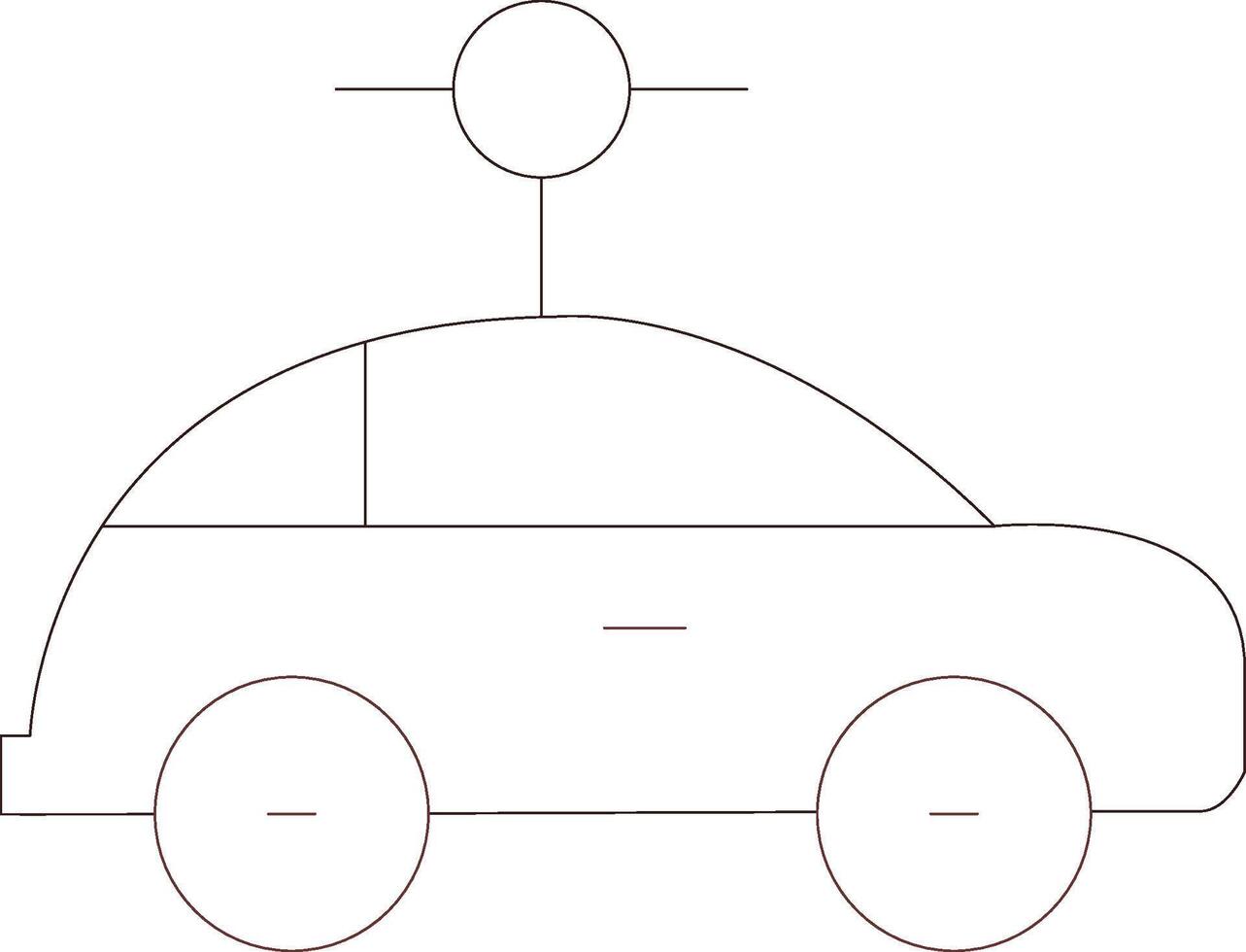 Car Creative Icon Design vector