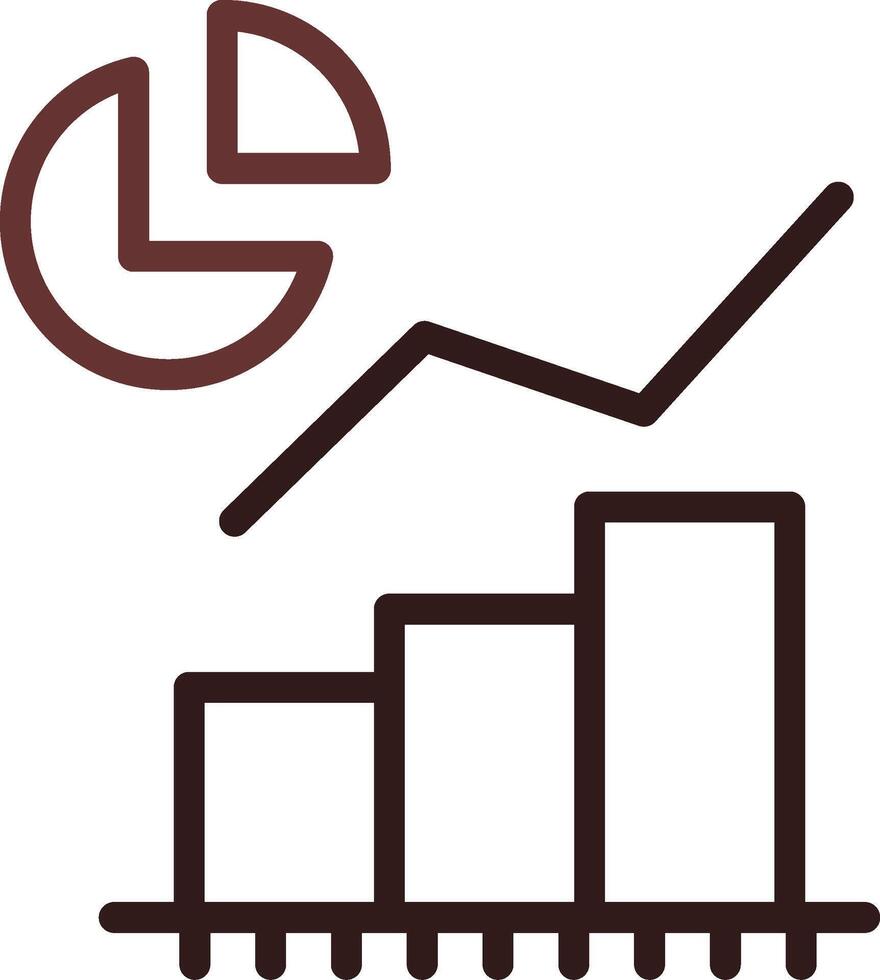 Statistical Analysis Creative Icon Design vector