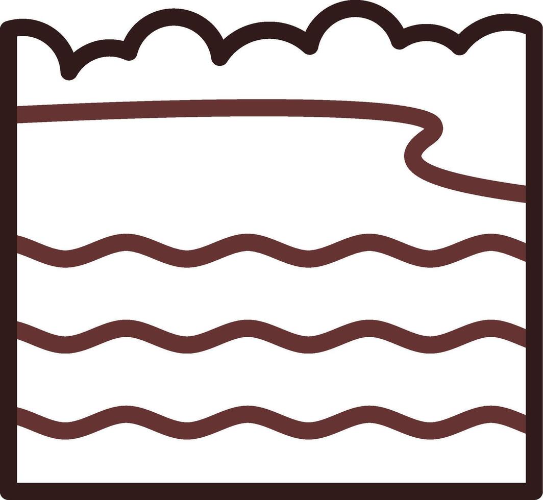 Bay Landscape Creative Icon Design vector
