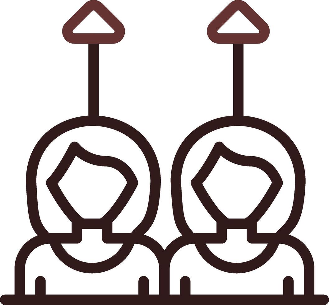 Same Approach Creative Icon Design vector