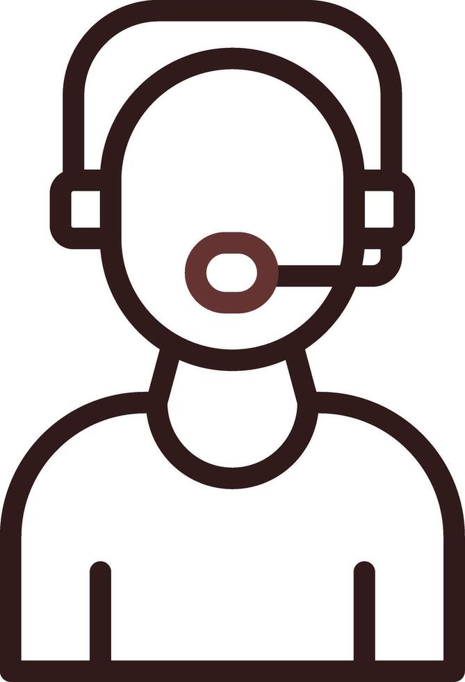 Operator Creative Icon Design vector