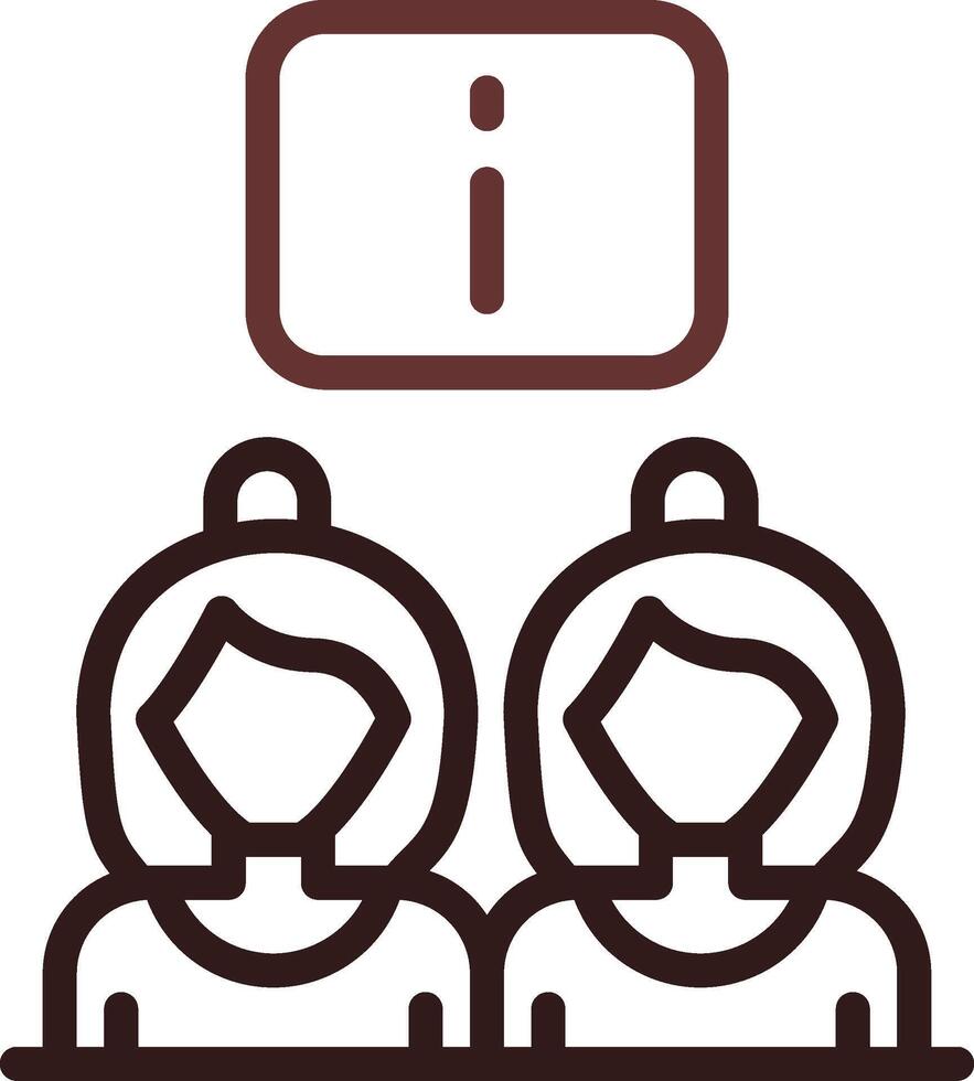 Internal Meeting Creative Icon Design vector