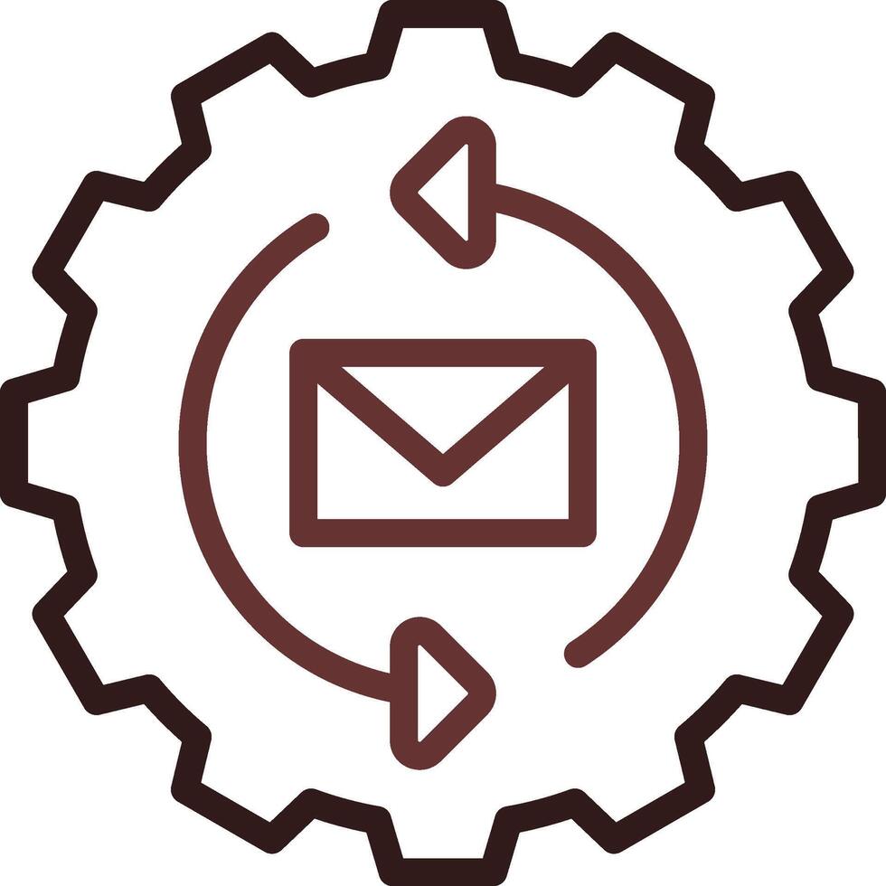 Marketing Automation Creative Icon Design vector