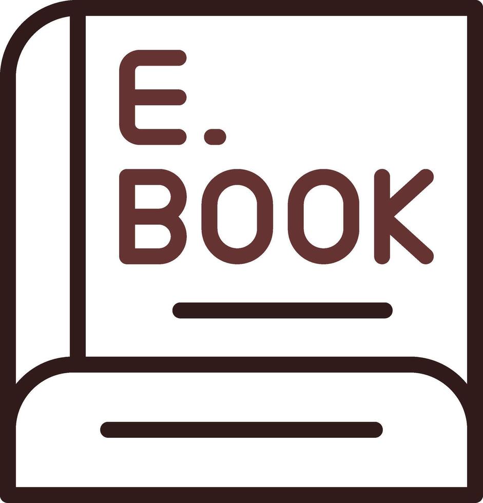 Ebook Creative Icon Design vector