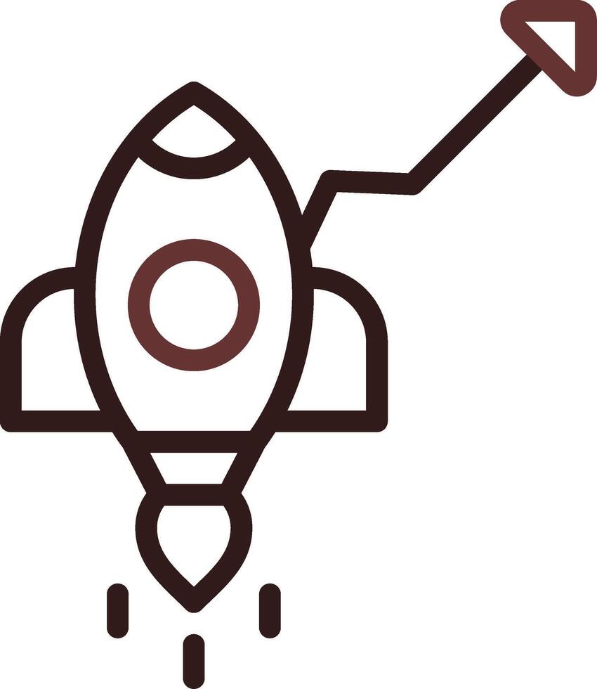 Growth Hacking Creative Icon Design vector