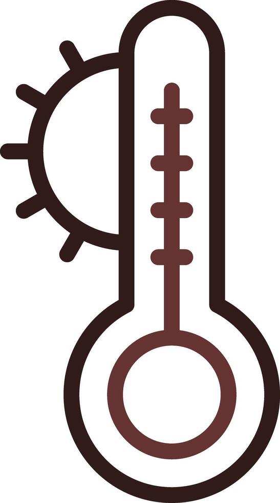 Temperature Creative Icon Design vector