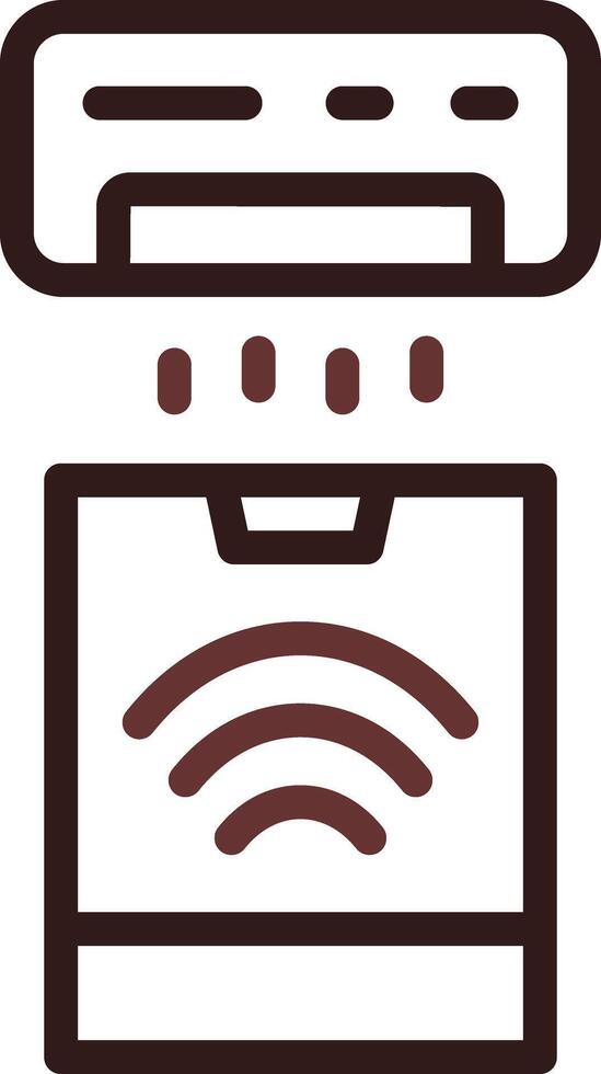 Smart Cooler Creative Icon Design vector