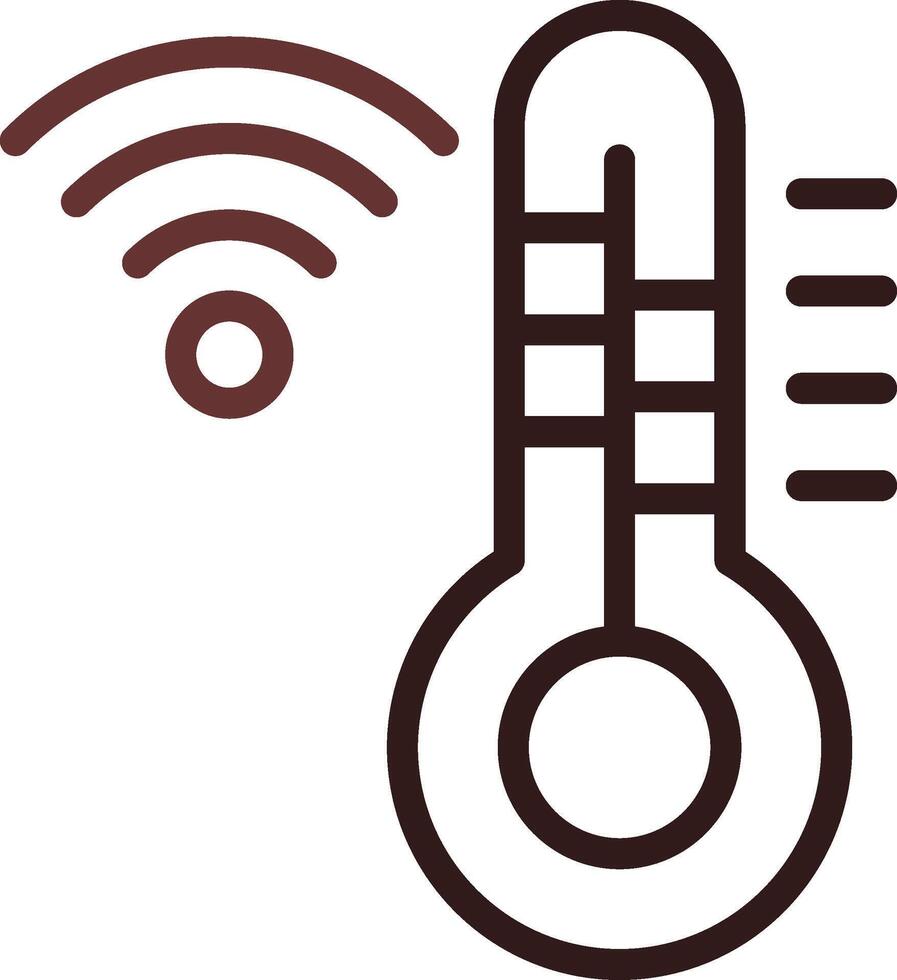 Thermostat Creative Icon Design vector
