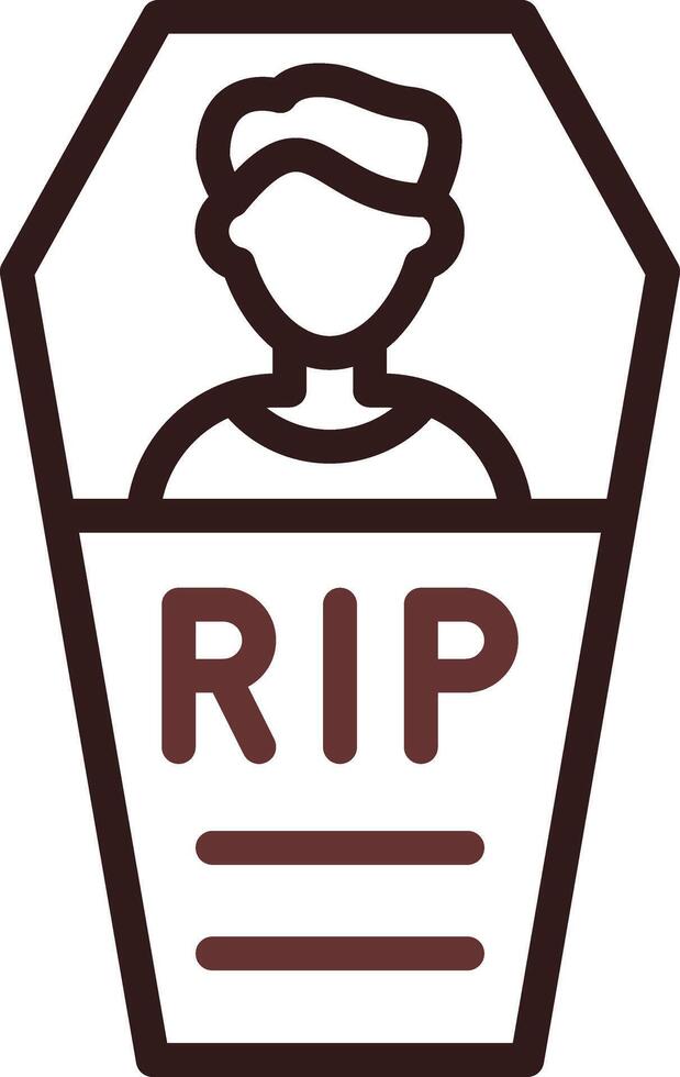 People Coffin Creative Icon Design vector
