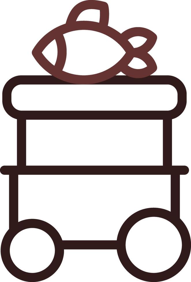 Line Two Color Design vector
