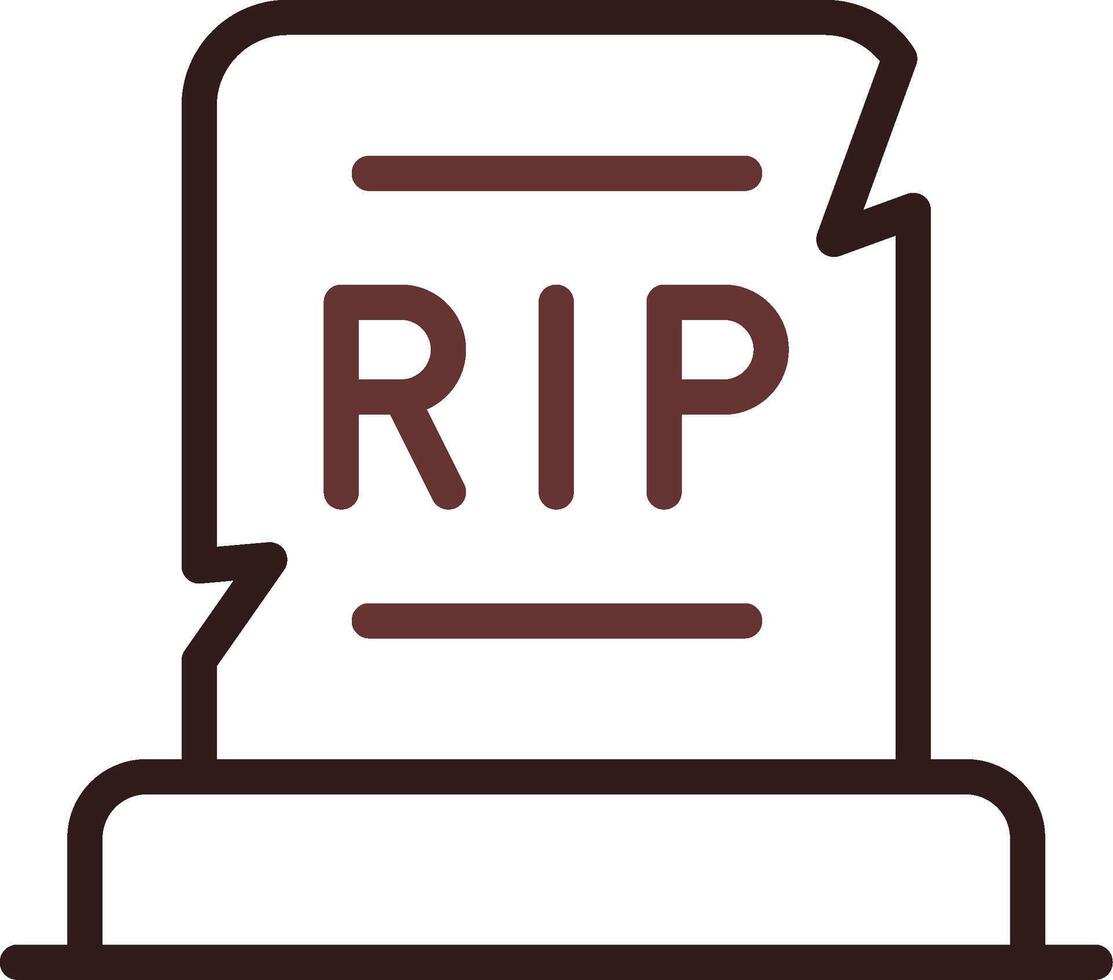 Grave Creative Icon Design vector