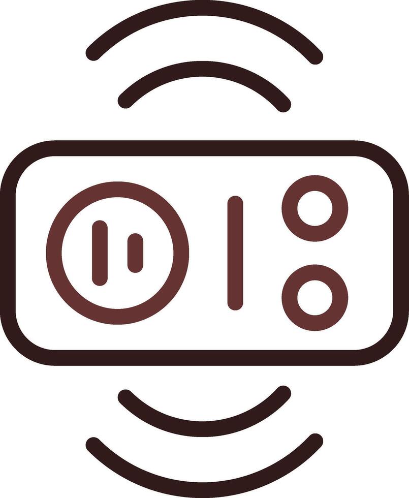 Radio Frequency Identification Creative Icon Design vector