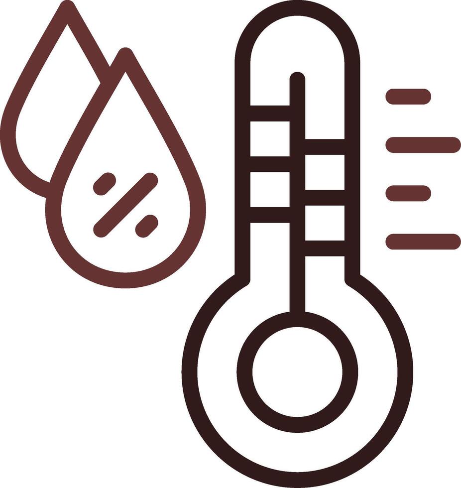 Humidity Creative Icon Design vector