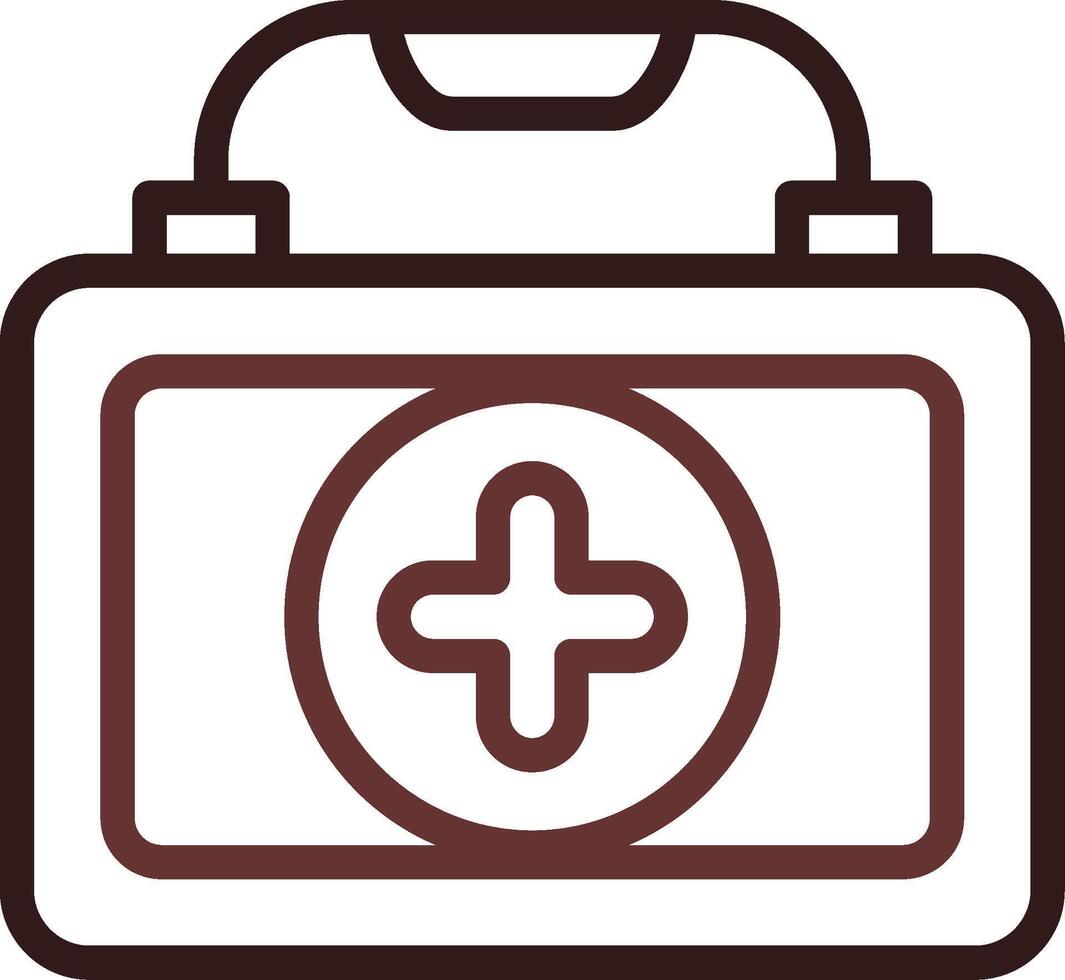 First Aid Kit Creative Icon Design vector