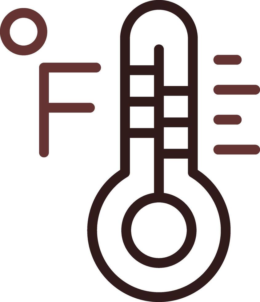 Fahrenheit Creative Icon Design vector