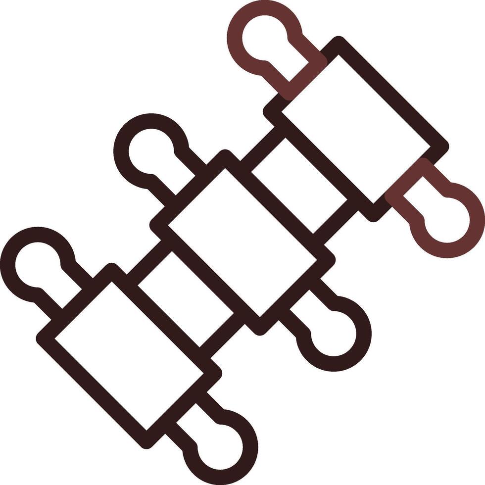 Dorsal Spine Creative Icon Design vector