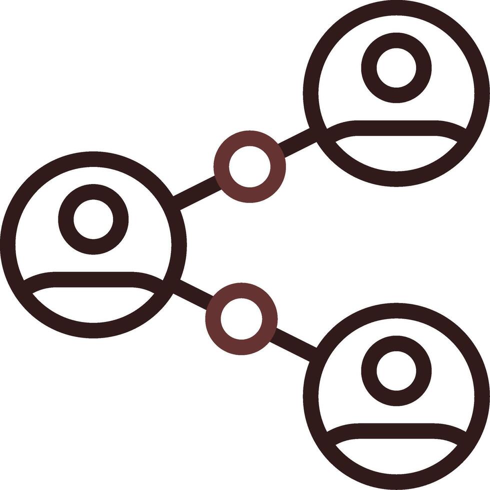 Connected People Creative Icon Design vector