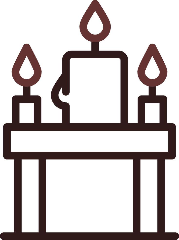 Candles Creative Icon Design vector