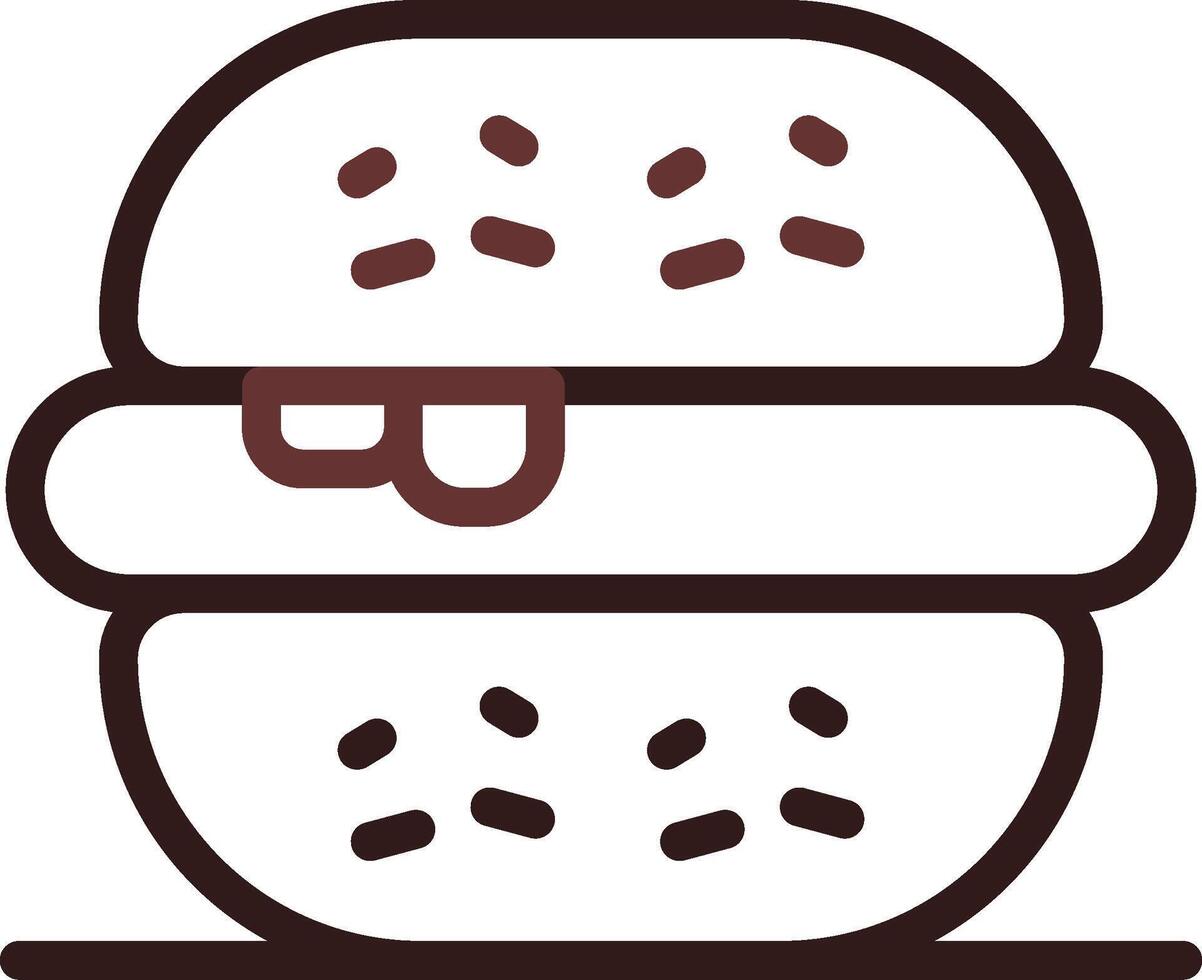 hamburguesa creativo icono diseño vector