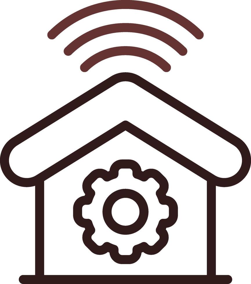 Home Automation Creative Icon Design vector