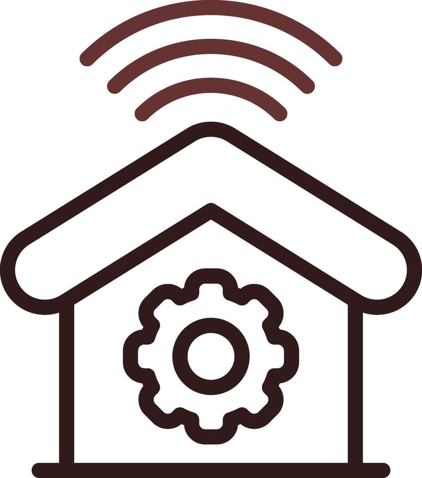 Home Automation Creative Icon Design vector