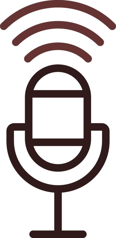 Voice Control Creative Icon Design vector