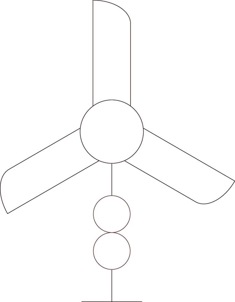 viento turbina creativo icono diseño vector