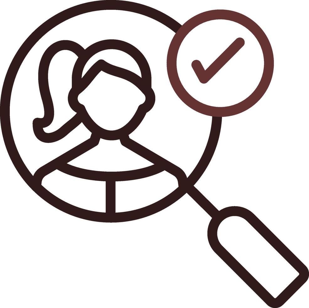Customer Discovery Creative Icon Design vector