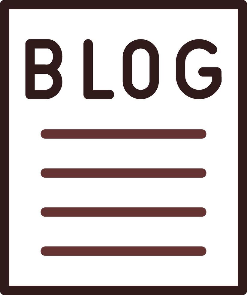 Blogging Creative Icon Design vector