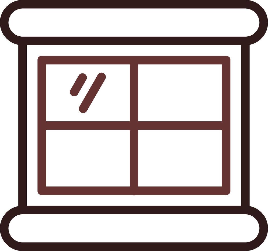 Window Creative Icon Design vector