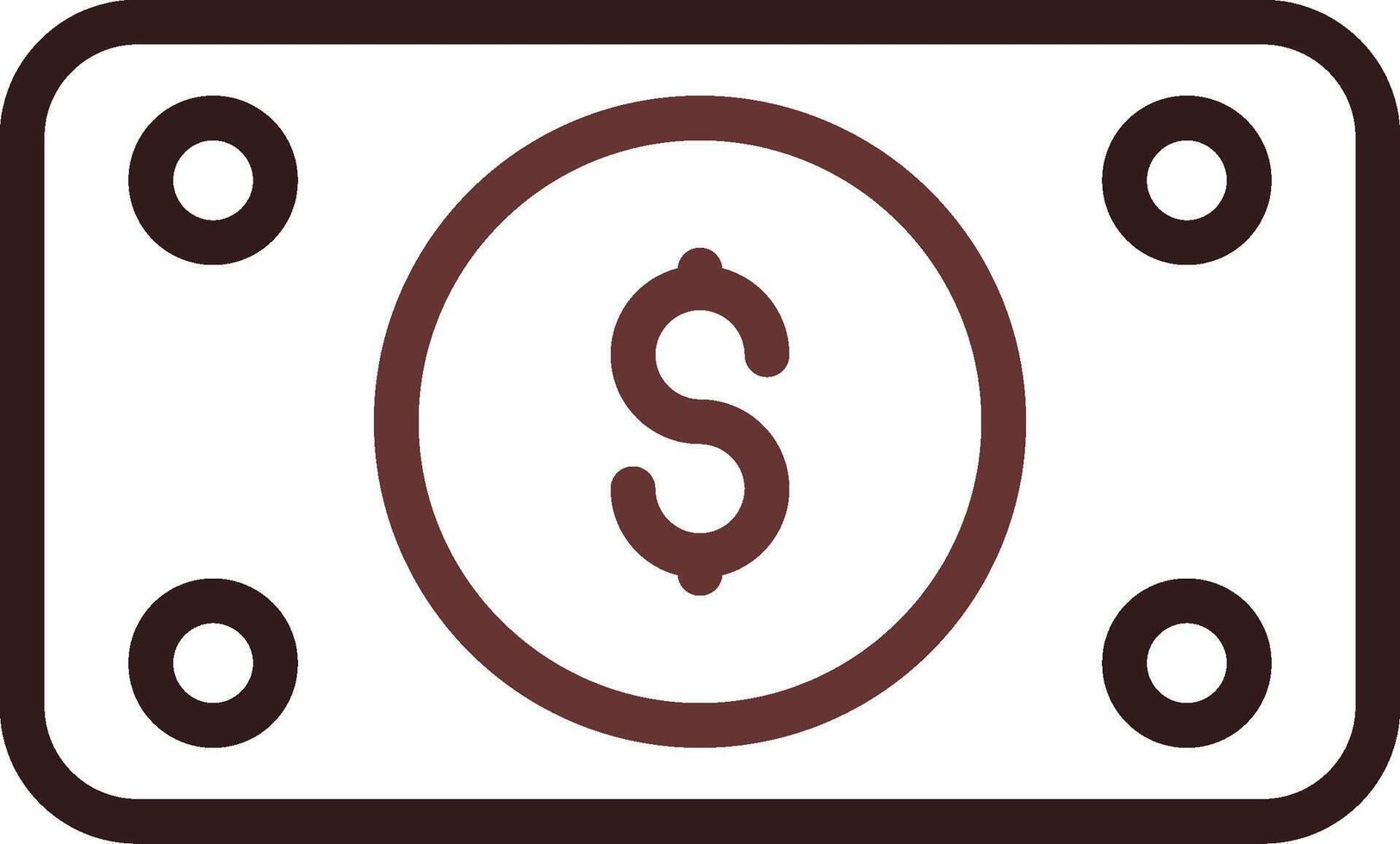 Money Bill Wave Creative Icon Design vector
