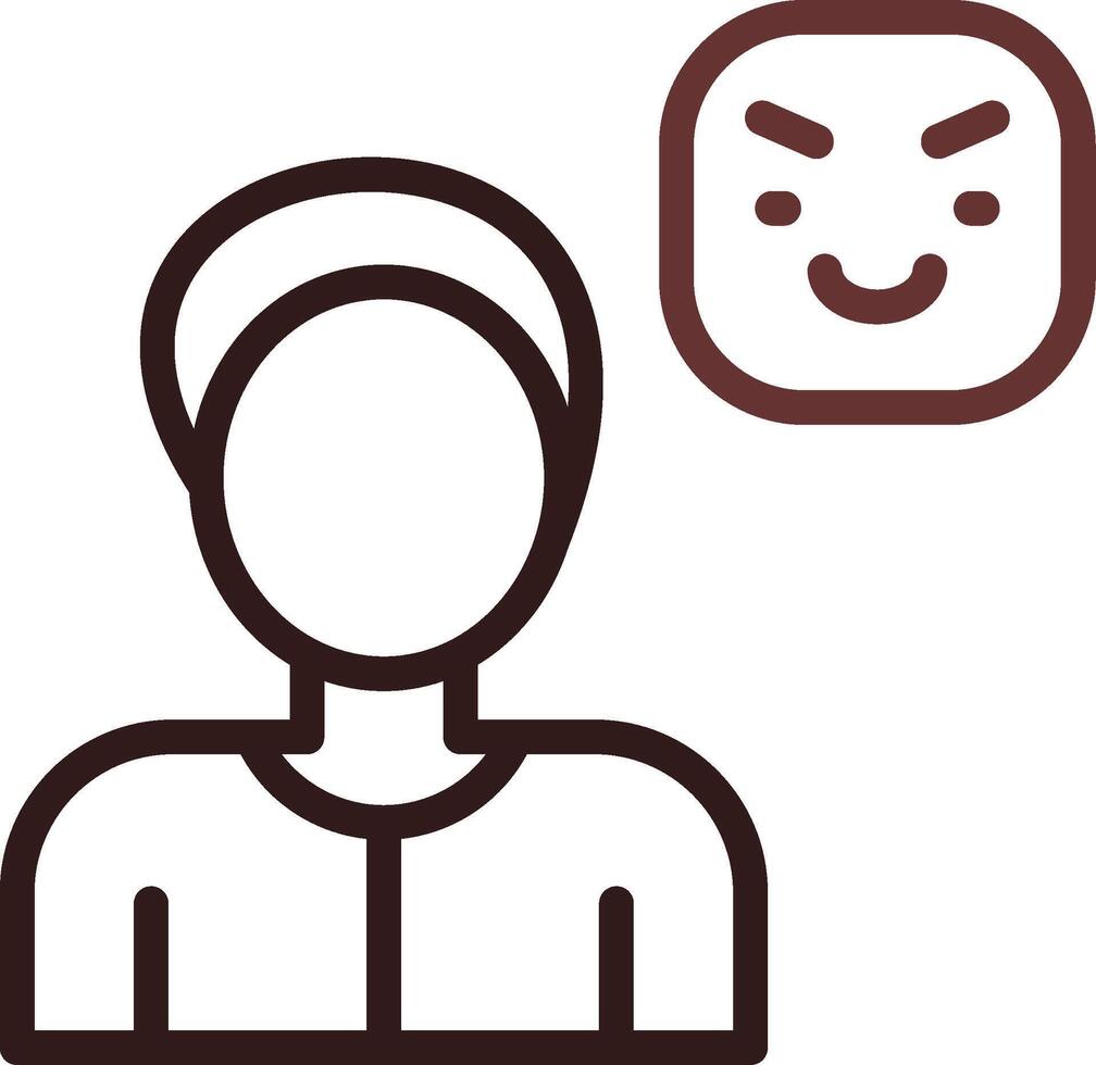 Confident Creative Icon Design vector