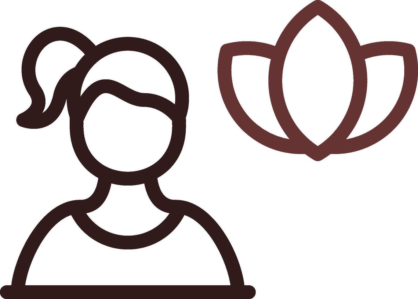 Meditation Creative Icon Design vector